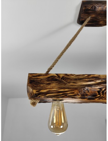 Lampa Wisząca UBBE – Drewniana Lampa z Trzema Punktami Świetlnymi | Woodshine