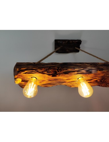 Lampa Wisząca UBBE – Drewniana Lampa z Trzema Punktami Świetlnymi | Woodshine